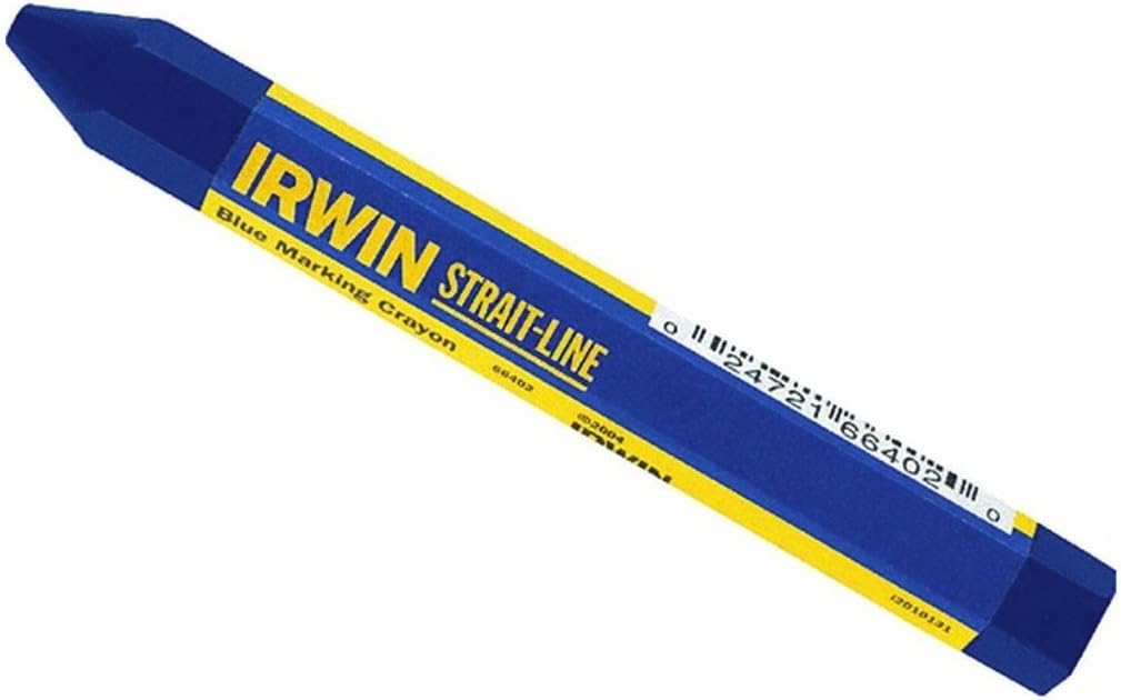 IRWIN Tools STRAIT-LINE Lumber Crayons, White (66405)