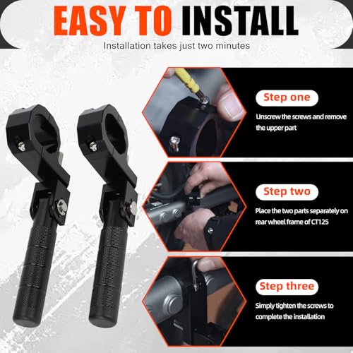 Image of CHANGCHENG Motorcycle Rear Foot Pegs Passenger Peg for CT125