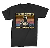 It is Very Bad to Steal Jobu's Rum Vintage T-Shirt Black