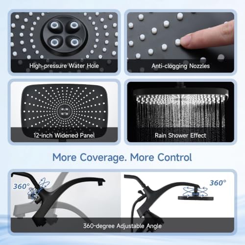 Shower Head with Handheld - High Pressure Filtered Hand Held Showerheads - 3