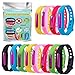 Produktbild Mückenschutz Armband Anti Mosquito Bracelet Anti Mücken Repellent Armband 12 Stück Insektenschutz-Armband Natürliches Pflanzenöl Wasserdichtes Armband mit Mückenschutz für Kinder Erwachsene
