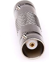 Vista 6 de 10 conectores BNC hembra a hembra y DC macho a macho de 0.217 in x 0.083 in, adaptador de conector de cable de alimentación de 12 V 5A, adaptador