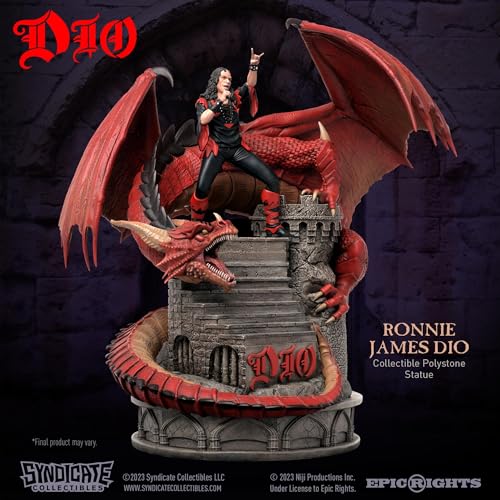 Estatua Premium Ronnie James Dio 1:10 en Polystone miniatura 2