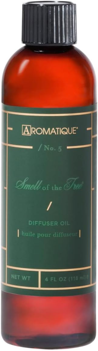 Aromatique Smell of Tree Fragrance Diffuser Oil - Aromatherapy, Scented Air Freshener Deodorizer, Scented Refill for Home, Living Room Humidifier Essential Oils Winter Christmas Pinecomb Scent 4oz