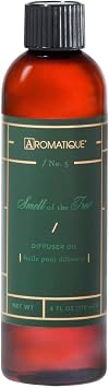 Aromatique Smell of Tree Fragrance Diffuser Oil - Aromatherapy, Scented Air Freshener Deodorizer, Scented Refill for Home, Living Room Humidifier Essential Oils Winter Christmas Pinecomb Scent 4oz