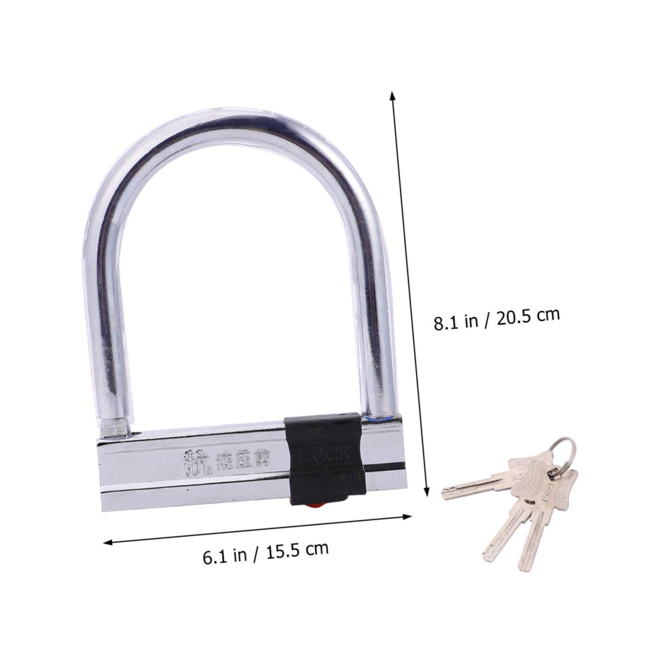 Lucchetto A Catena Antifurto Robusto Lucchetto A Forma Di U Per Bici Ciclismo Sicurezza Valore Oggetti Di Metallo Forniture Per Ciclismo