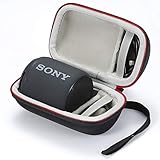 Estuche para Sony SRS-XB10, Estuche rígido para Viaje para Sony SRS-XB10 Estuche portátil Compacto Inalã¡Mbrico. (Solo Estuche, Altavoz y Accesorios no incluidos) - Negro