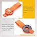 Relaxweex Surge Brake Lockout Key Magnetic Orange Boat Trailer Lock Compatible with UFP A-60,A-70,A-75,A-84 Boat Part Hitch Accessories(2 Pcs)