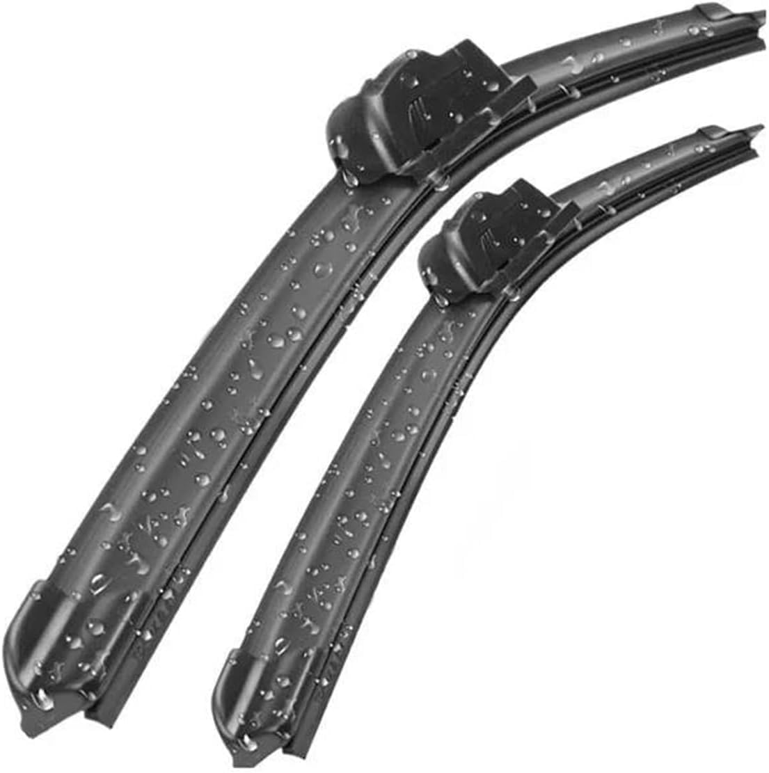 DZTYNKO Car Windscreen Wiper Blades Set for Hyundai Santa Fe cm MK2 2007-2012, Front Window Wipers for Clear Visibility, Replacement Wiper Blades