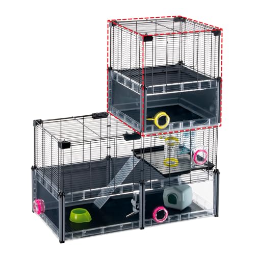 Cage souris Multipla Ferplast extension toit métal plastique - 4
