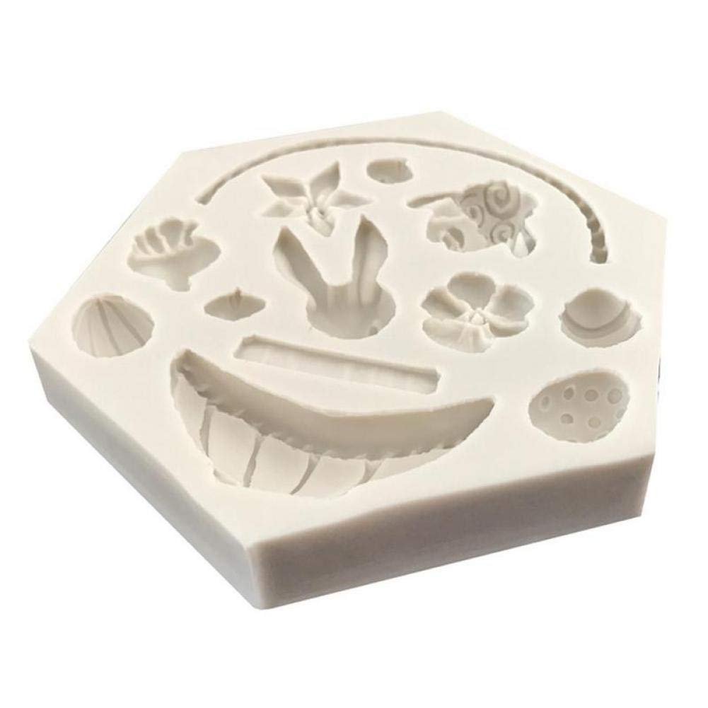 3d Flower Basket Silicone Mould Cake Fondant Decoration Easter Bunny Egg Molds Candy Clay Chocolate Gumpaste Moulds 1pc