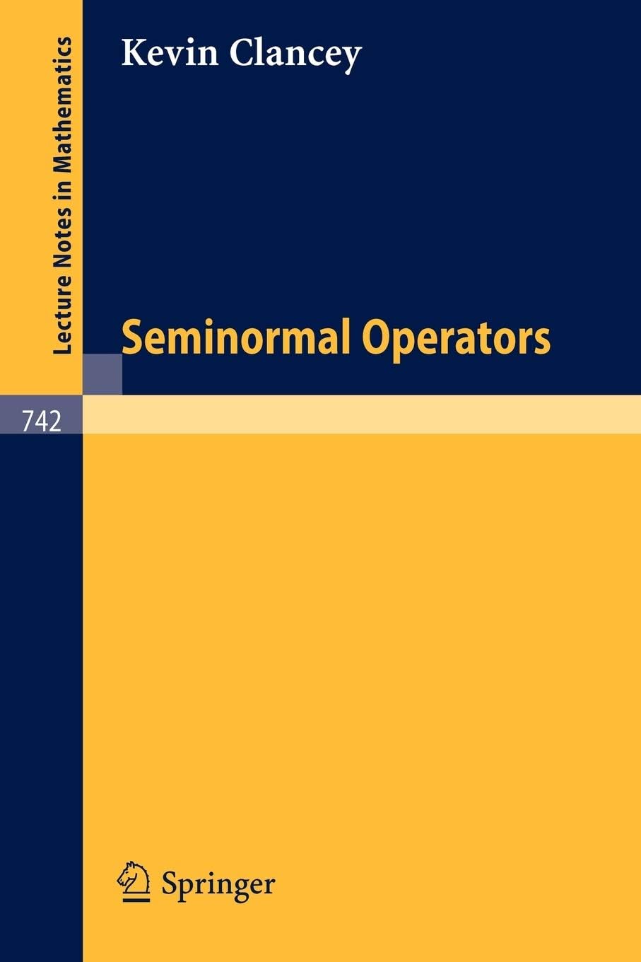 Seminormal Operators