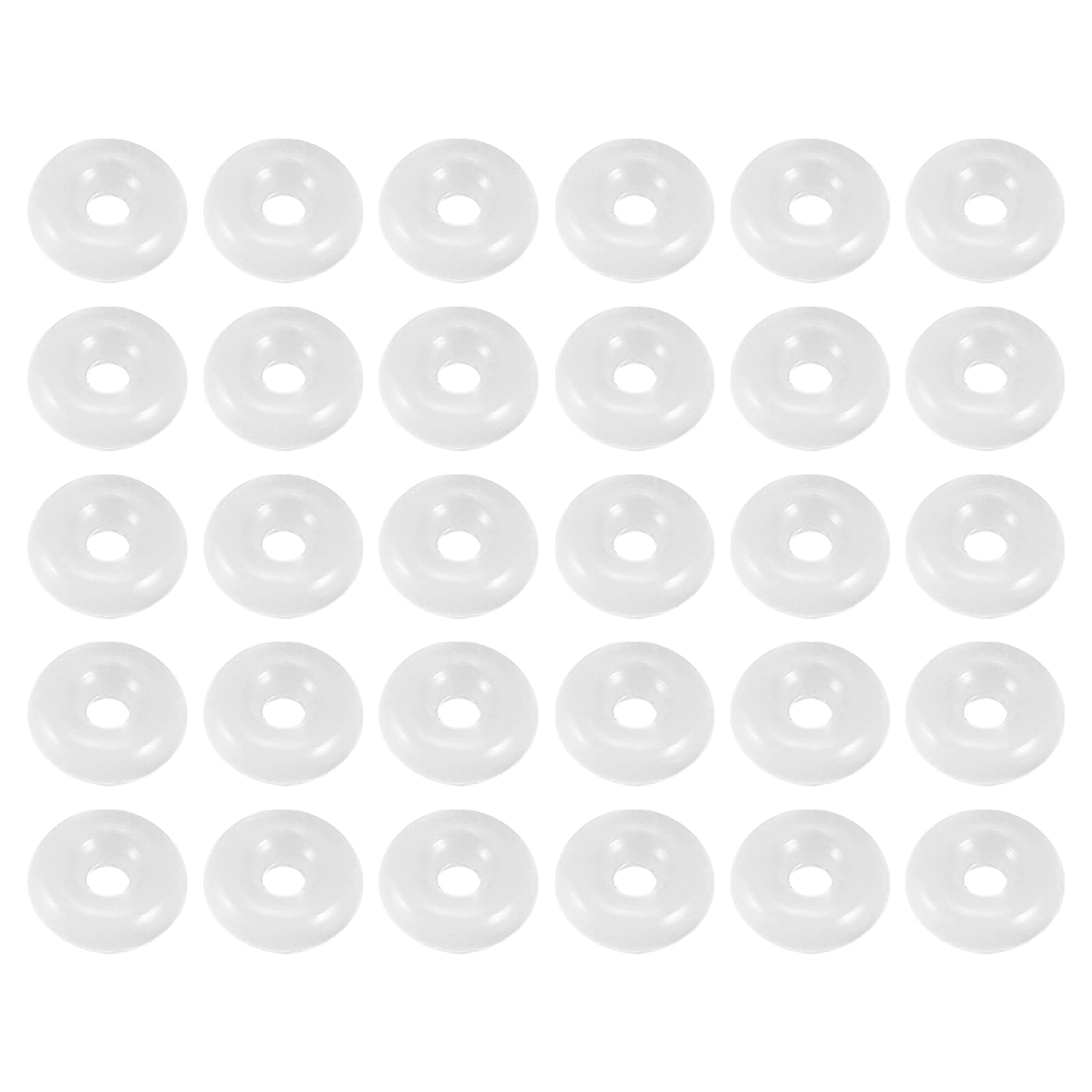 5 O-Ring In Silicone 60x52x4mm | Guarnizioni Per Idraulica E Rubinetti - Bianco - Foto 7