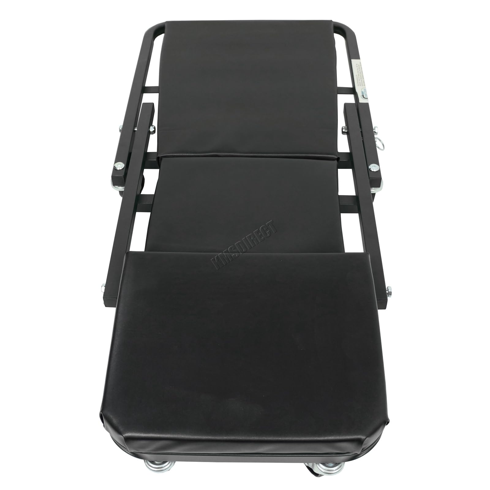 40" Foldable Z Creeper Seat Rolling Chair Mechanics Shop Garage Work Stool RED E - Foto 9