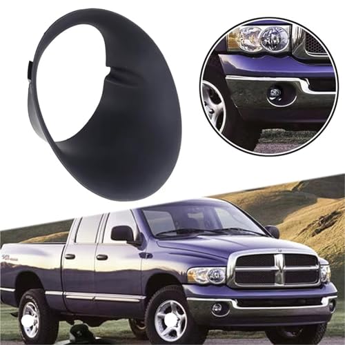 Cubierta protectora de luz antiniebla para Dodge Ram 1500, repuesto de bisel frontal de 2002 a 2009 7