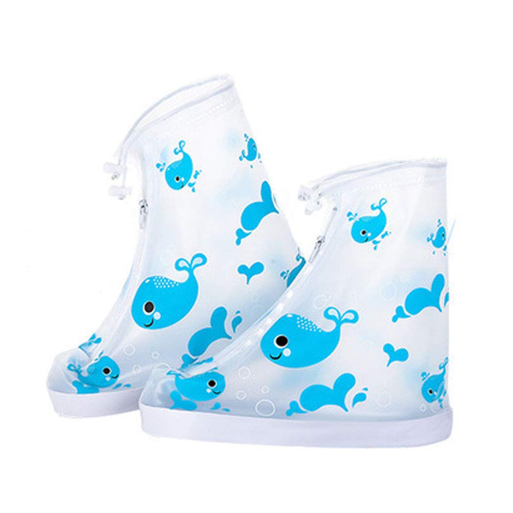 Latex Shoe Covers,WULAU Silicone Waterproof Reusable Warm Rain Shoe Covers with Anti-Dirty Full Protection Overshoes Designed for Raining Snowing