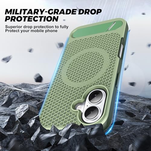 ZHOGTNEG for Magnetic Heat Dissipation case for iPhone 16-Green by ZHOGTNEG - Used condition - Image 6
