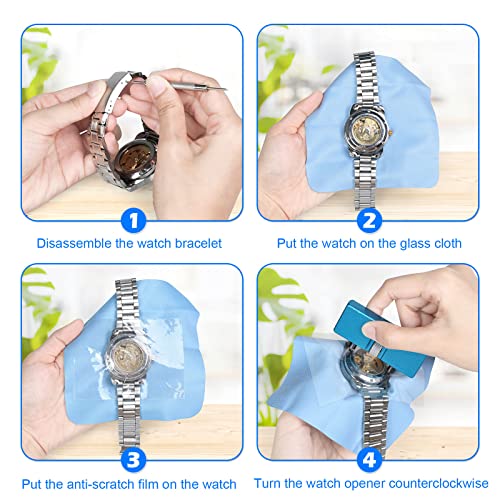 Jorest AJJOER0303ORDJPR1 Watch Battery Replacement Kit, Watch Back Remover For Rotate Open Watch Cover, Watch Opening Tool thumb #2