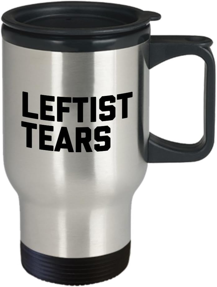 SpreadPassion Leftist Tears Mug, Leftists Travel Mug, Leftist Tear Tumbler, Leftist tear Coffee Travel Mug, Leftist Gift idea, The Lefties Hot Or Cold Gifts, Insulated Tumbler Mug