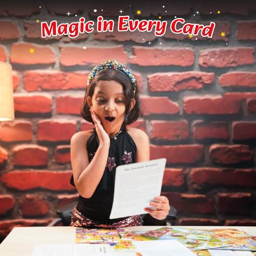 Image of Bedtime Fables and Moral Tales Flashcards for Kids, 51 Colourful & Short Stories Flashcards for 3-6 Years Old, Montessori Educational Toy