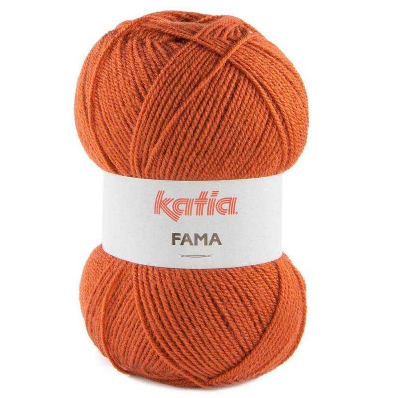 Katia FAMA de Lanas Ovillo de Color Ocre Cod.874