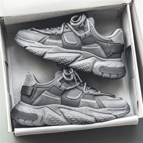 Fashionable Textured Leather Mesh Women Platform Sneakers 2 Inch Height Increase Daily Casual Comfort Light Outdoor Vintage Green Accent Retro Branding2