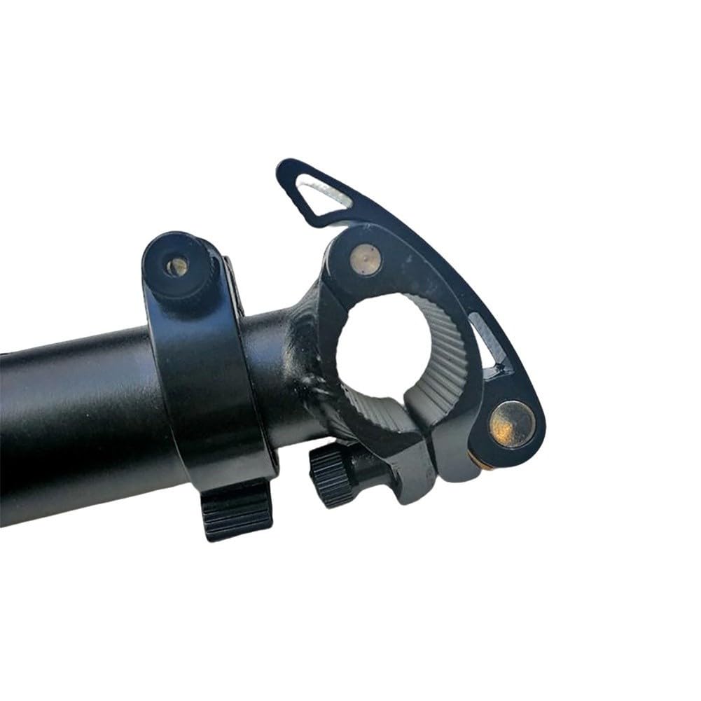 ReachMall Attacco manubrio pieghevole regolabile, a sgancio rapido, estensione 35-50,5 cm per forcella da 28,6 mm e manubrio da 25,4 mm, lega di alluminio