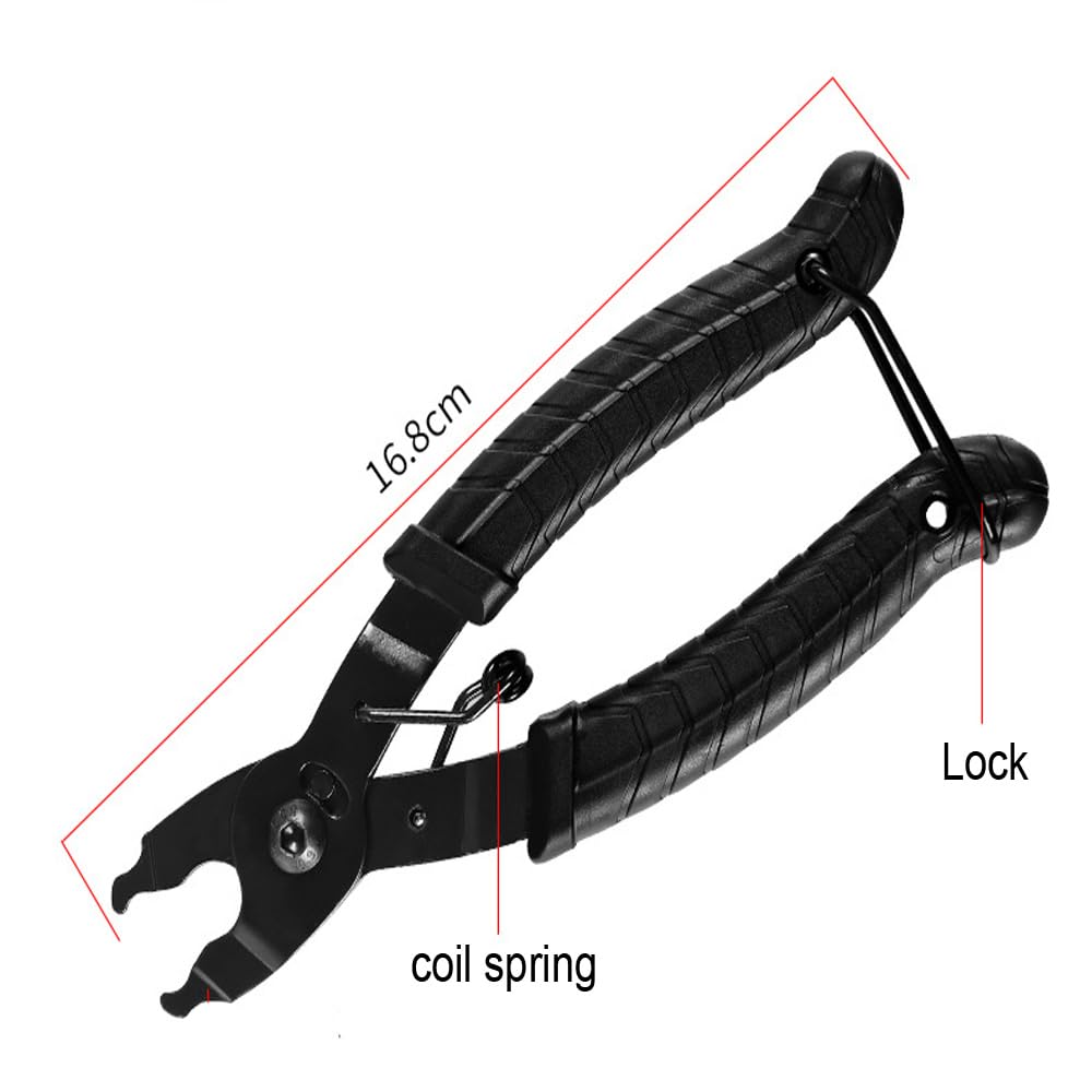 TSLBW 6 Paar Fiets Ontbrekende Link Fiets Ketting Link 6-7 -8/9/10 Speed Ketting Herbruikbare Zilver Stalen Ketting Link Fiets Ketting Tool Kit voor Reparatie Mountainbike 9s