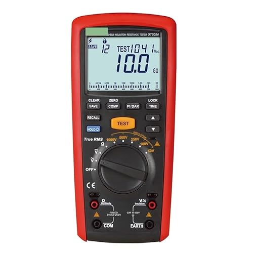 ハンドヘルド絶縁抵抗計 1000V 20GΩ UT505A UT505B デジタルミリメータ オームメーター オートレンジ(UT505A)