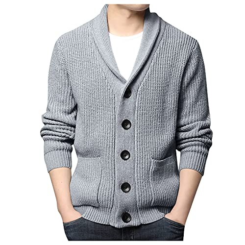 Chaqueta con botones hombre para el ocio un cardigan de punto holgado y casual muy cómodo