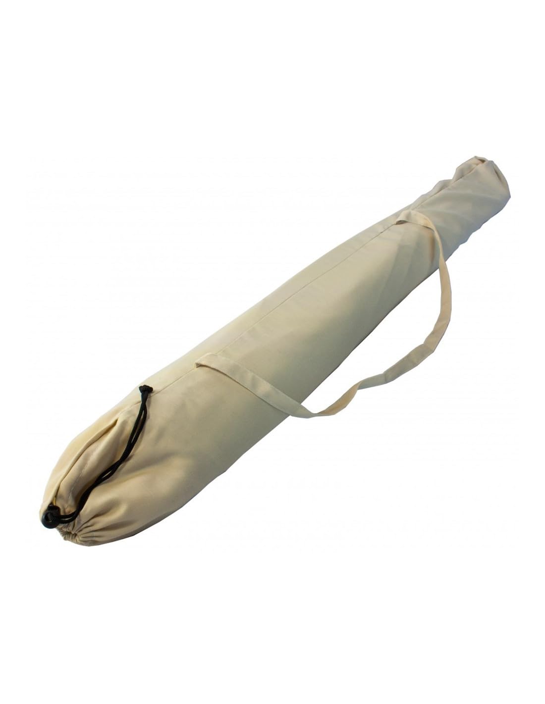 Ombrellone da Mare Spiaggia Giardino Diametro 200 con Palo 32mm Fibra di Vetro Poliestere Anti UV Reflex Ecru