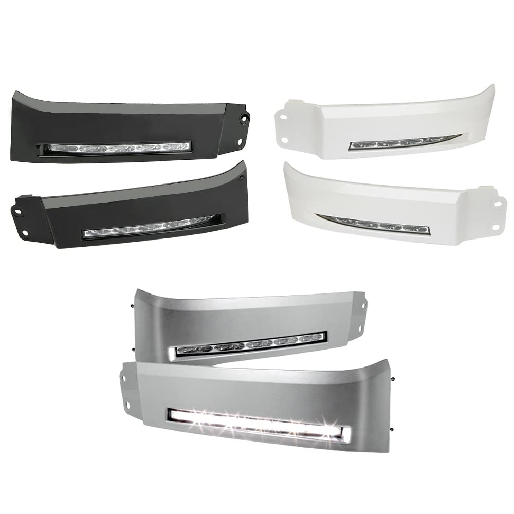 Riloer Daytime Running Lights Led Driving Fog Lights Lamps Replacement DRL Front Fog/Driving Lamp Compatible with Toyota 2007-2013 Tundra 2008-2013 Sequoia White