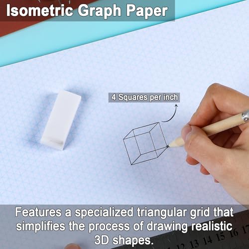 Papier graphique isométrique pour aménagements paysagers et schémas d'ingénierie en perspective