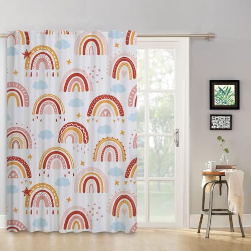 Rideaux Arc-en-Ciel à Plis Crayon pour Tamiser la Chambre Enfant