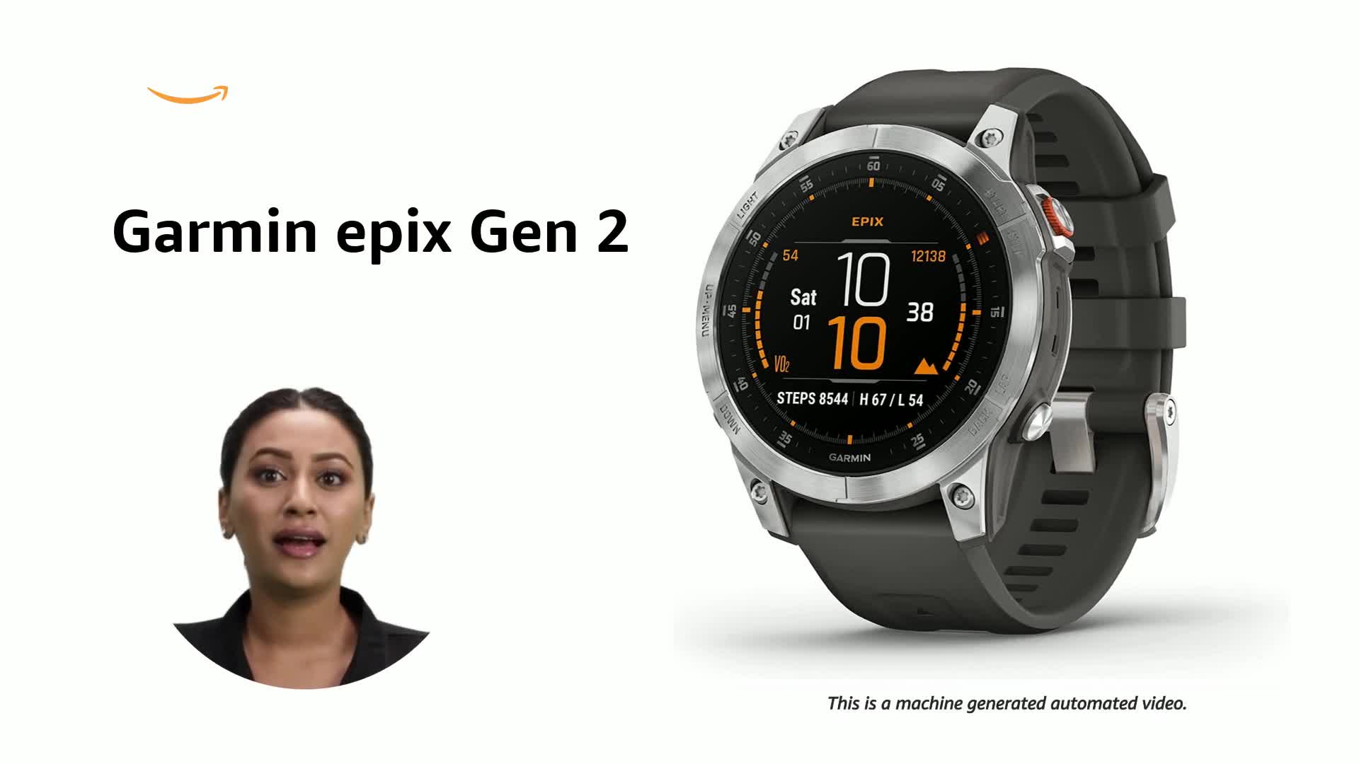 Garmin epix Gen 2,Black,Carbone Gray DLC Ti w/Silicone Band,SEA