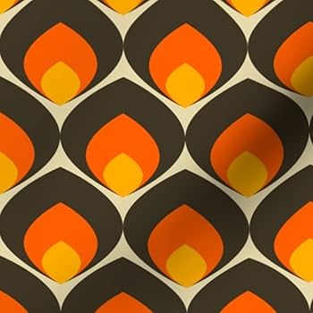 アンティーク雑貨 MAC Super Vintage Fabric 70s Amazon.com: Spoonflower Fabric - Space Age Mid Century Mod Retro