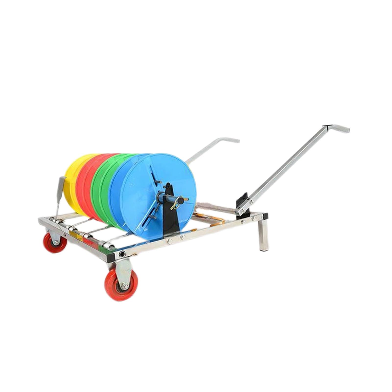 Distributeur de fil robuste avec roues pivotantes pour câbles