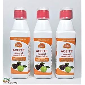 Todo Cultivo Aceite de Invierno Oleotion 3 uds. de 250 ml. Insecticida de Aceite de parafina. Tratamiento Troncos y…