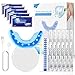 Blanqueador Dental, Nivlan Kit de Blanqueamiento Dental Profesional, con 16 Luces LED, Gel Blanqueador de Dientes Para Manchas de Humo y Dientes Amarillos, Carga USB Magnética