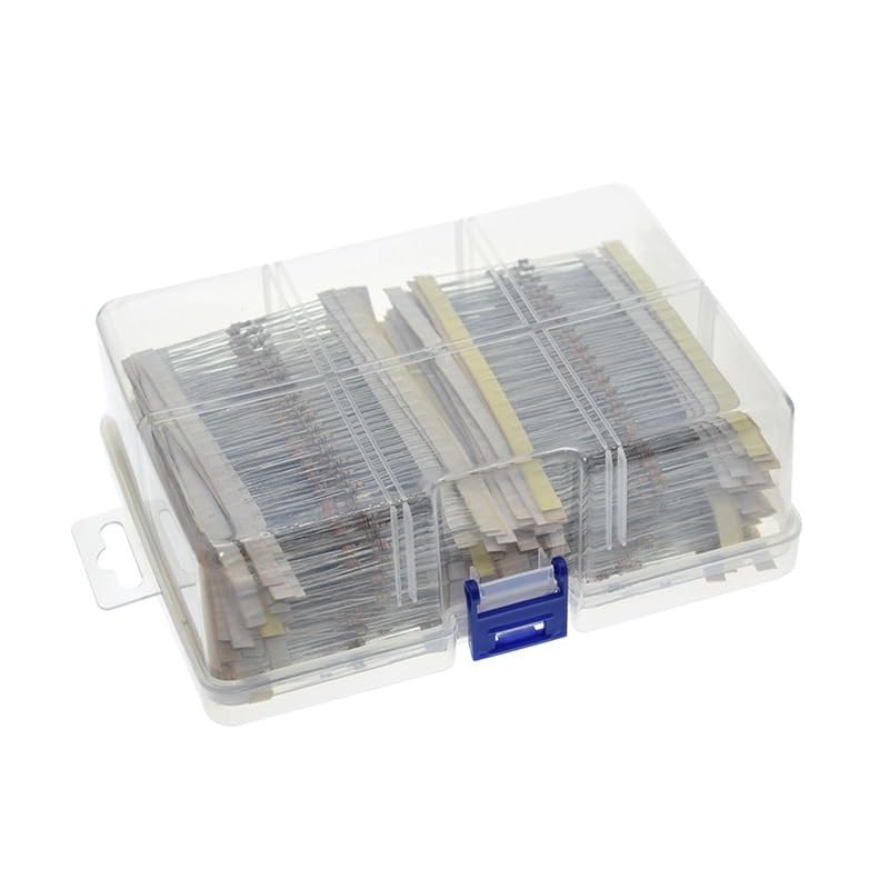 2600Pcs/Lot 1/8W 5% 1R~10Mohm 130ValuesX20Pcs Carbon Film Resistor Kit Pack Samples Assorted Kit NWPNLXEA