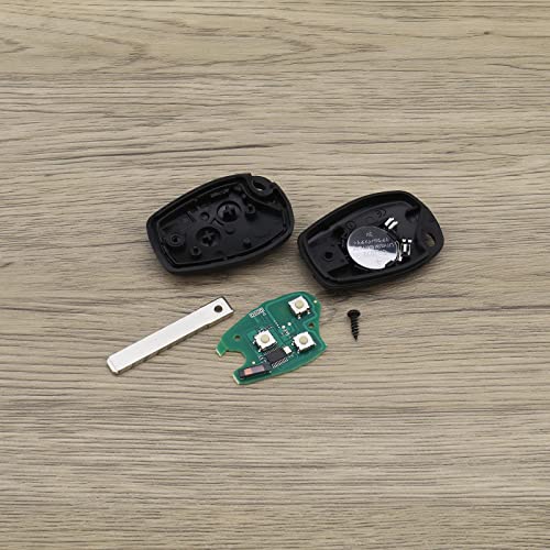 Carcasa para llave remota de coche de alta resistencia con espadín V2 de 2 botones 5