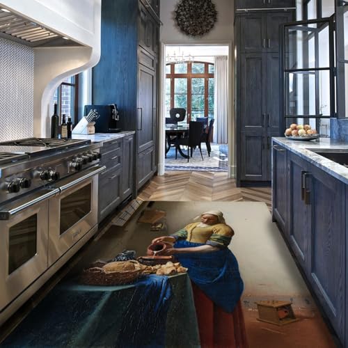 Tapis de cuisine hollandaise lavable et carpette antidérapante 140x200 - 5