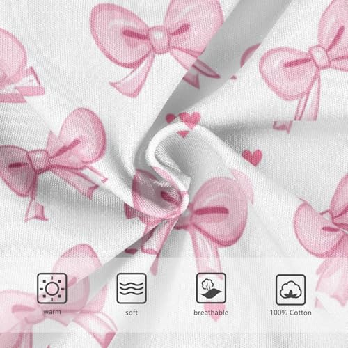 Wusikd Pink Bows 2 Boys' Underwear Cotton Boys Briefs Soft Toddler Underwear 2T3