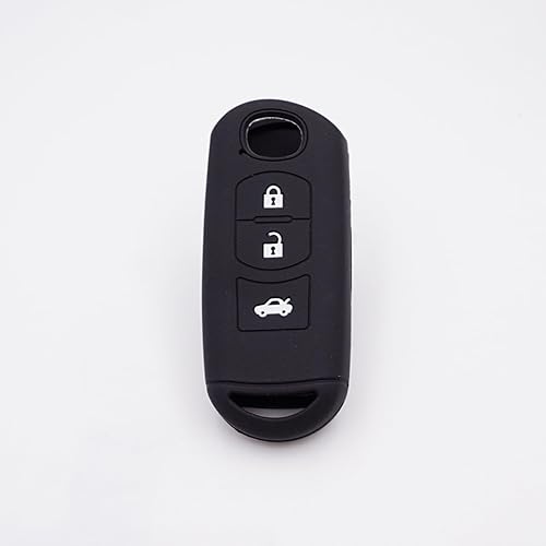 Miniatura 2 de Funda para llave de coche para Mazda 2356 CX-3 CX-5 CX-7 CX-9 Miata MX5 2018-2020, funda de silicona para llave remota de 234 botones