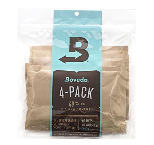 Boveda for Music | 49% RH Humidity Control Replacement Pack for Use in