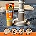 Gorilla All Purpose Wood Filler, Golden Oak Color, 6 Ounce Tube (Pack of 6) - Water Resistant for Indoor or Outdoor Projects and Repairs
