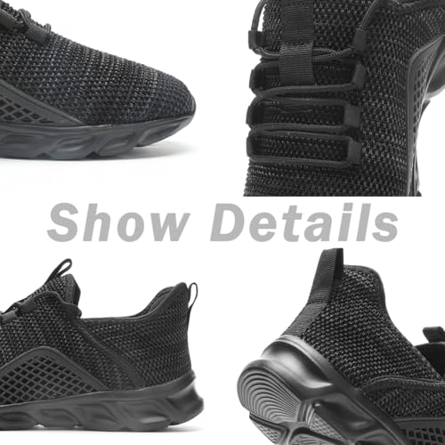 Image of DLWKIPV Womens Slip on Walking Tennis Shoes for Women Work Running Athletic Gym Sports Sneakers Lightweight Casual Shoe