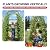 Garden Arch Trellis for Climbing Plants Outdoor, 7 Ft Tall Cucumber Trellis for Raised Bed, Metal Archway Arbor Trellis Support for Vegetables Beans Squash Peas Grape Vines Flowers