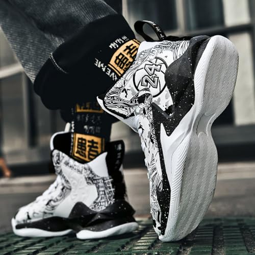 Image of Men's Basketball Shoes Fashion Printed Sneakers