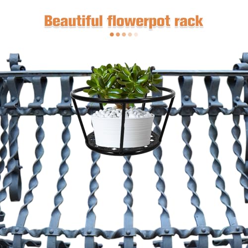 Soporte para plantas exterior YARNOW con base de drenaje que evita la acumulación de agua 4